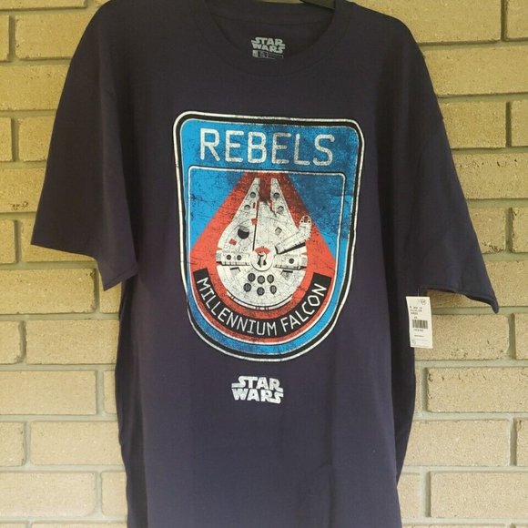 Star Wars Millennium Falcon - Rebels Black T-Shirt Size: XL - Picture 1 of 2